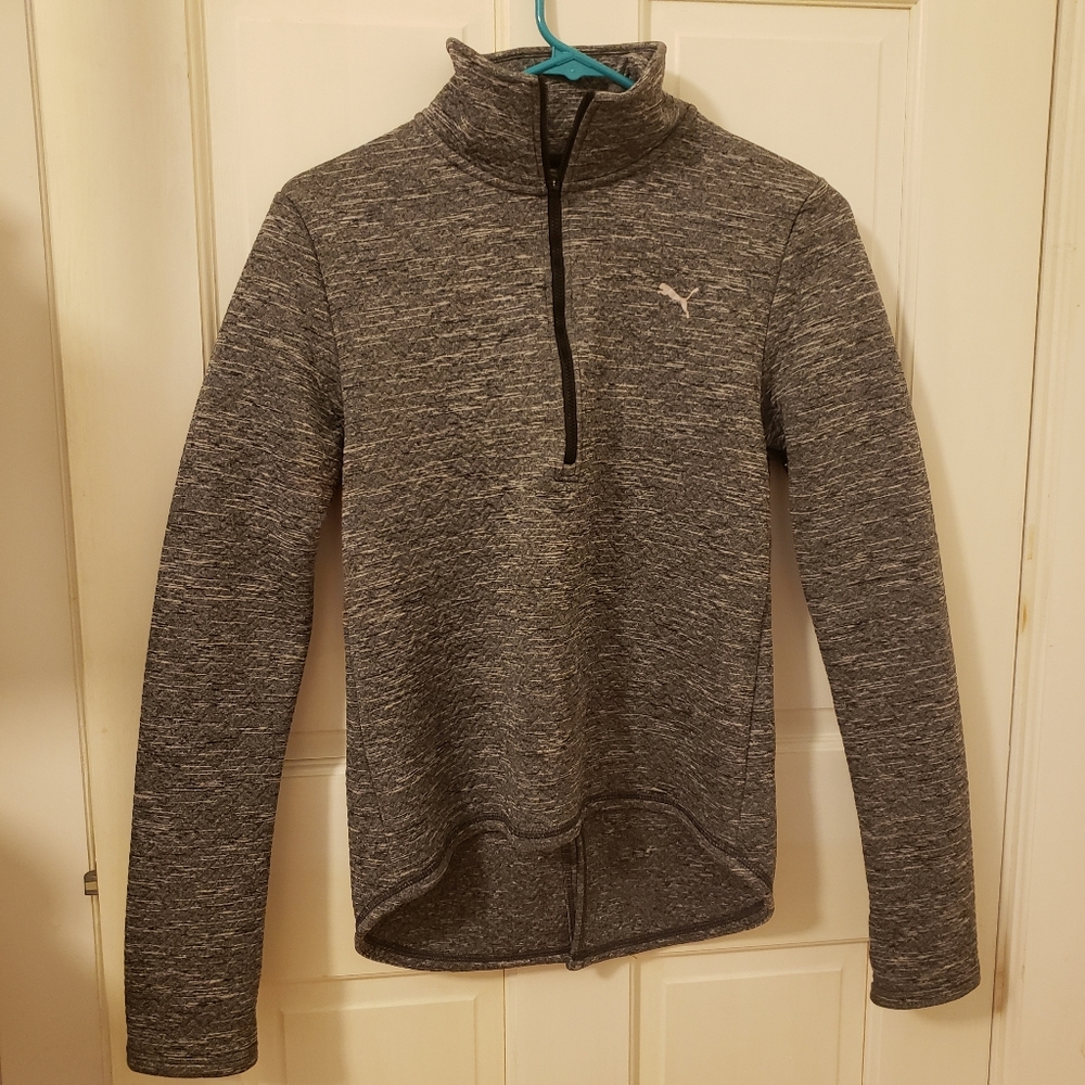 Puma long sleeve workout zip
